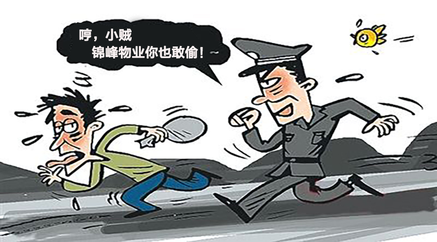 黎郡新宇●太和园你也敢来偷,笨贼你哪里逃!